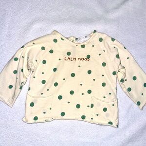 Zara baby cotton top